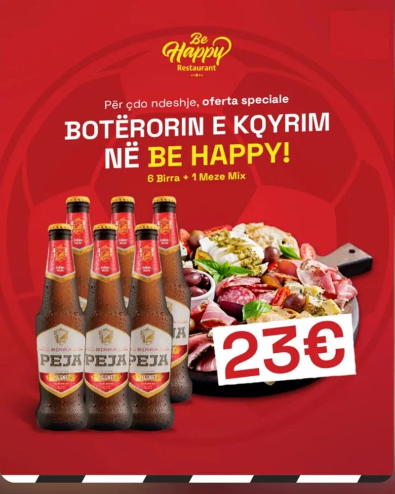 6 birra + meze mix